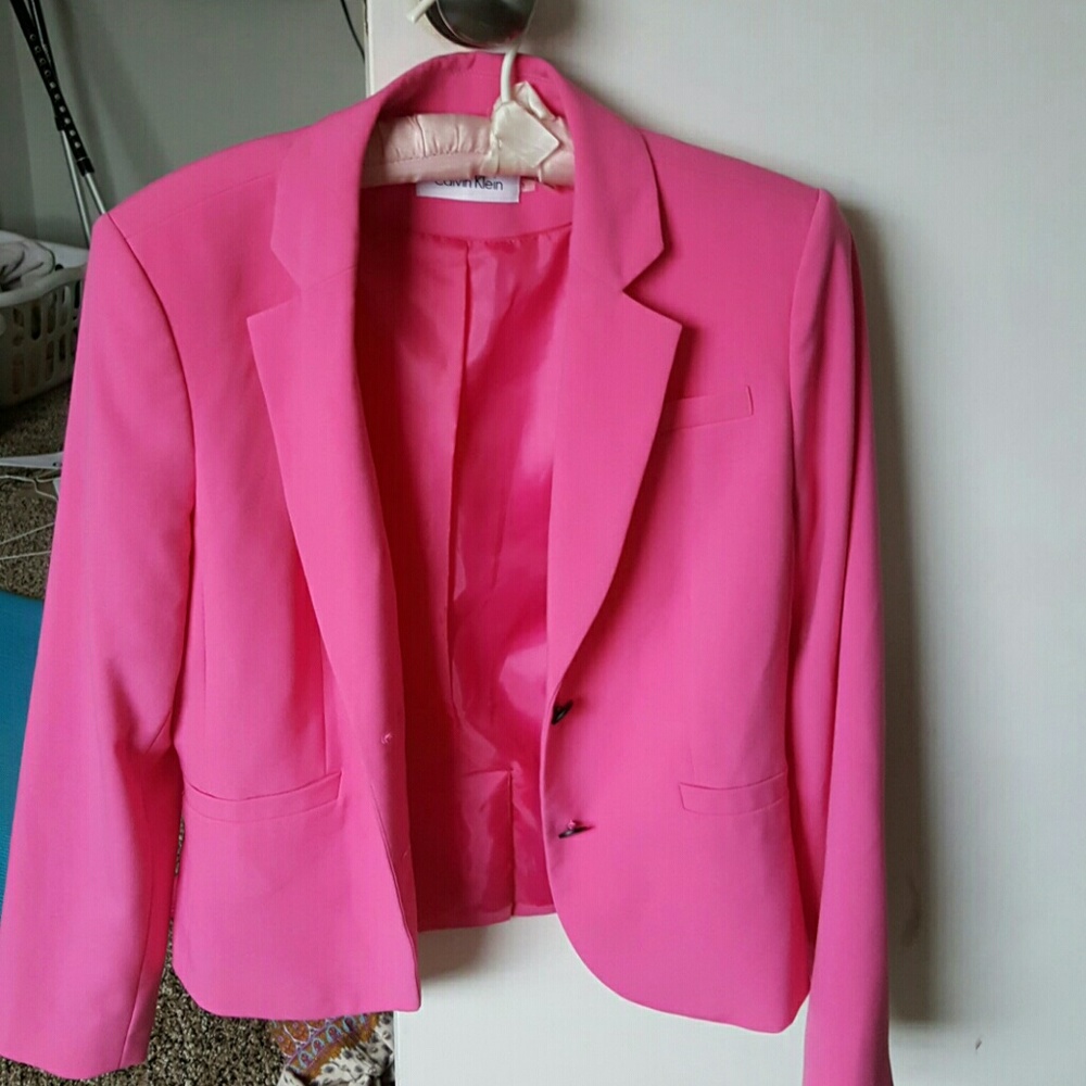 Pink Calvin Klein ladies full sleeve size.10 blaze