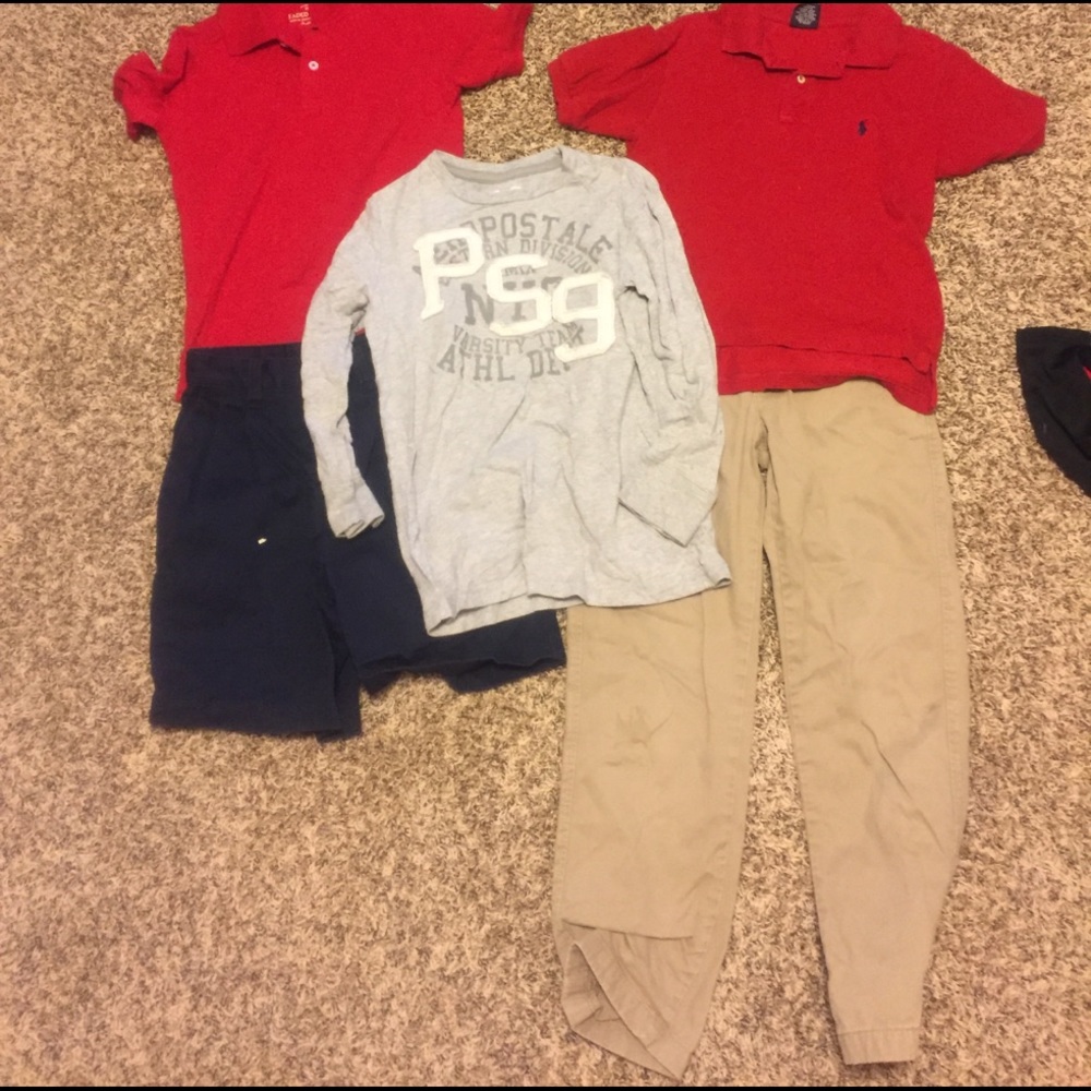 Boys move clothes