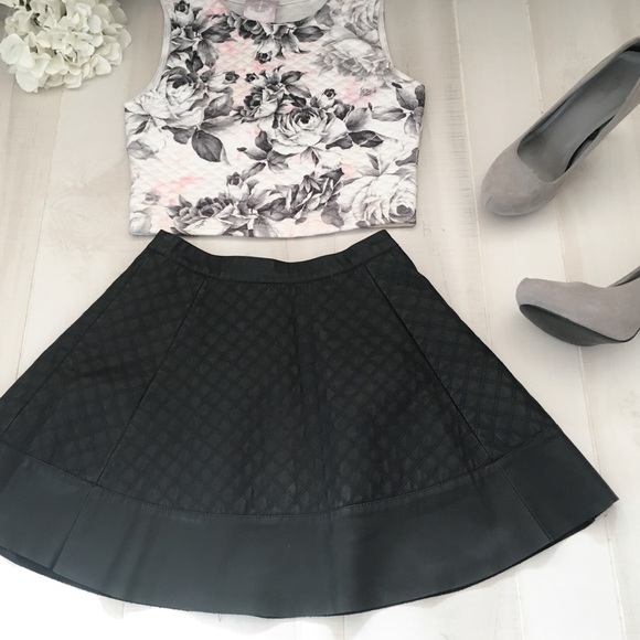 Asos faux leather quilted skirt - Picture 2 of 4