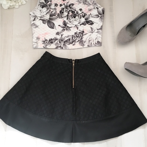 Asos faux leather quilted skirt - Picture 3 of 4
