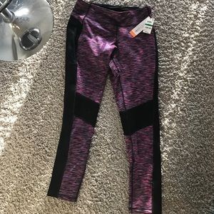 Wicking full length legging with fleece lining