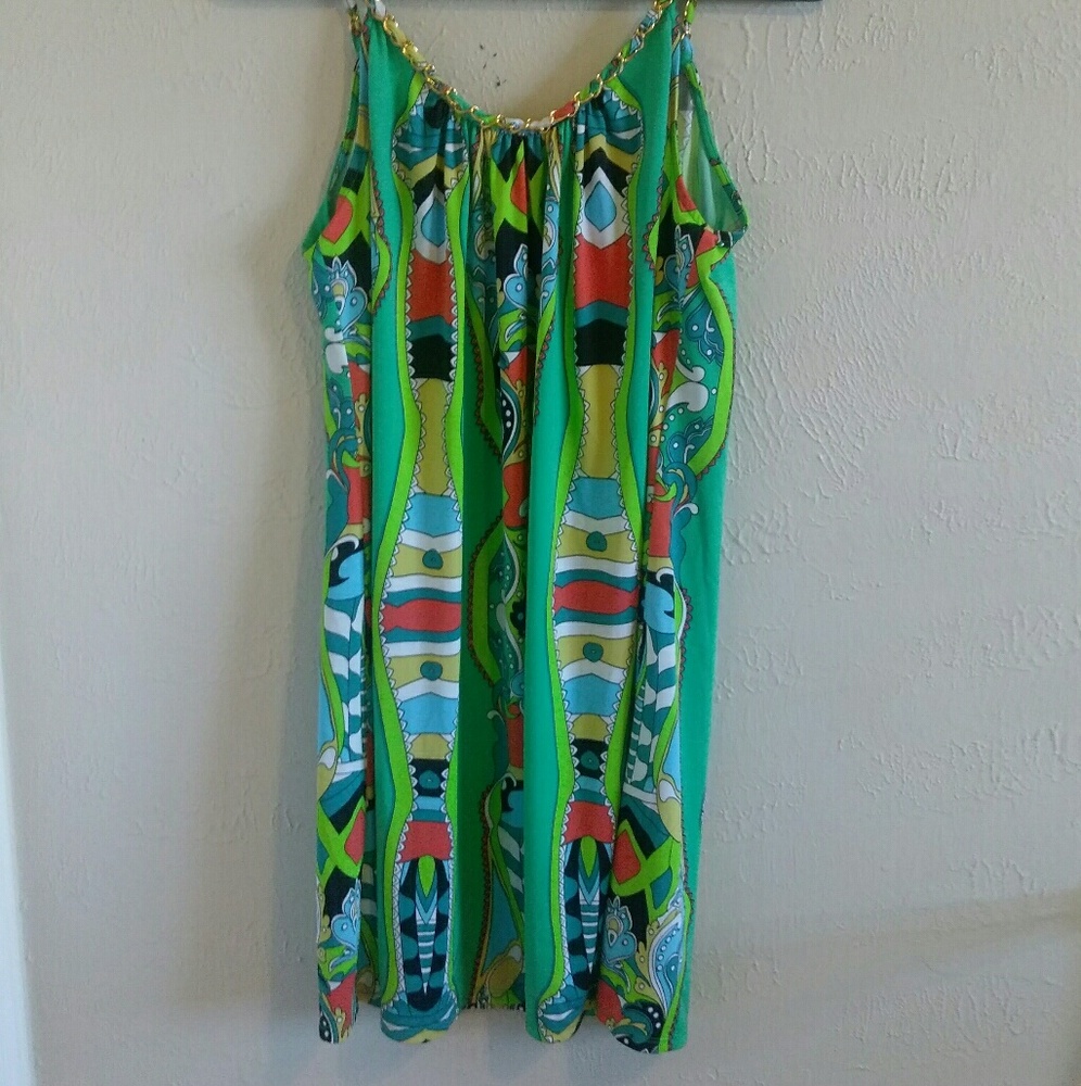 Multi-colored Dress/Cover up