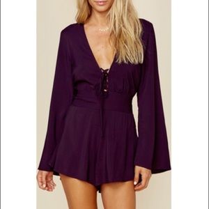 Planet Blue Blue Life Rapture Romper