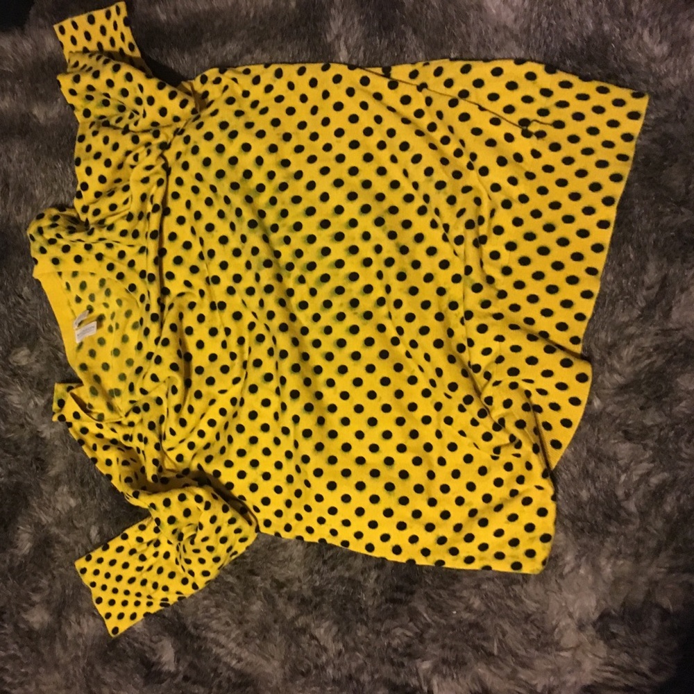 Poke dots sweater. Nice for early Spring.