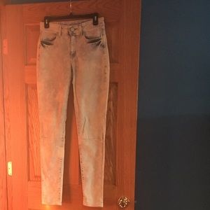 High waisted jeggings