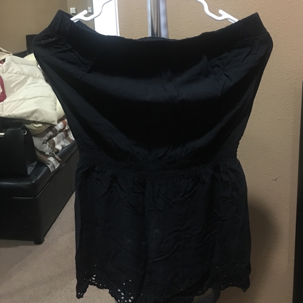 Black Halter Top Shorts