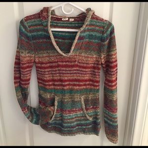 Roxy multi-colored sweater Size Medium
