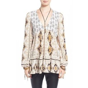 Free People "Voile by the Bay" patterned tunic