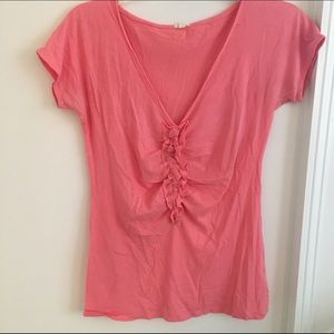 JCrew Ruffle Tshirt