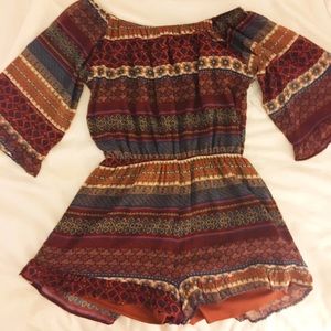BRAND NEW off the shoulder romper