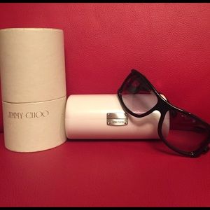 Jimmy choo sunglasses with case & box.
