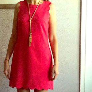 JCrew Scalloped Dress
