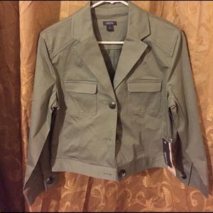 Kenneth Cole Reaction women's military jacket