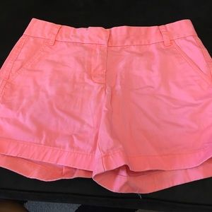 Pink J.Crew Shorts