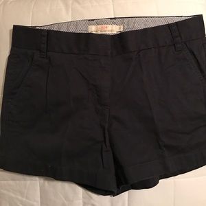 J Crew short shorts black size 10 nwt