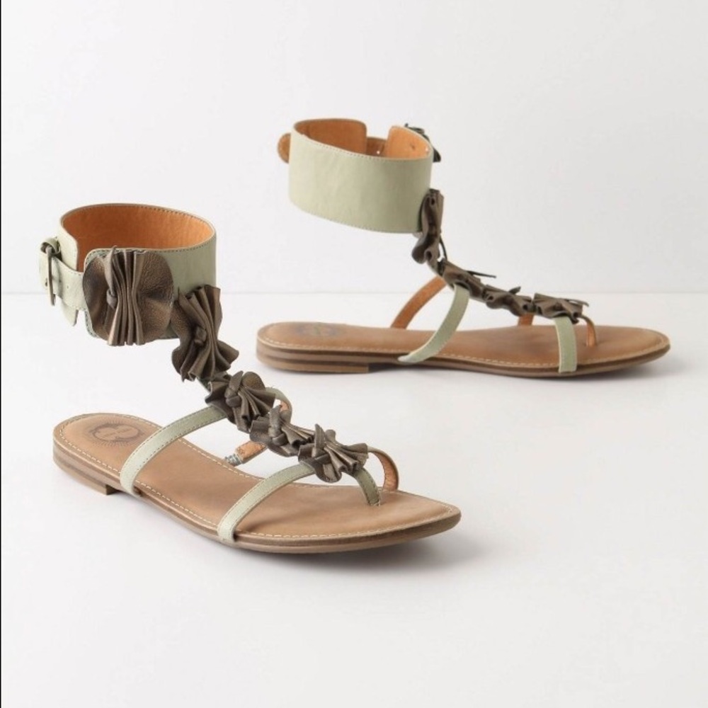 Lucky Penny leather gladiator sandals