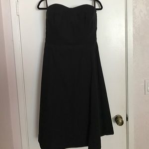 Little black strapless dress