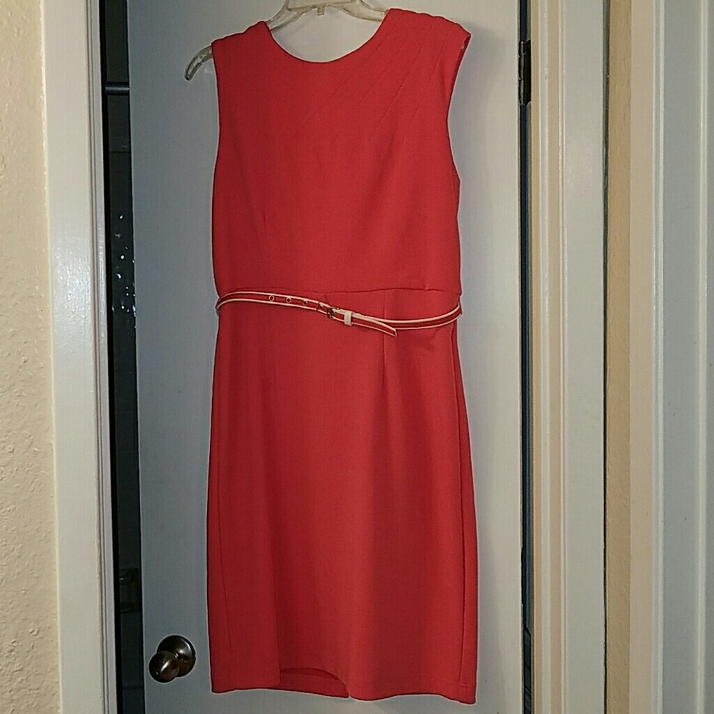 Coral dress
