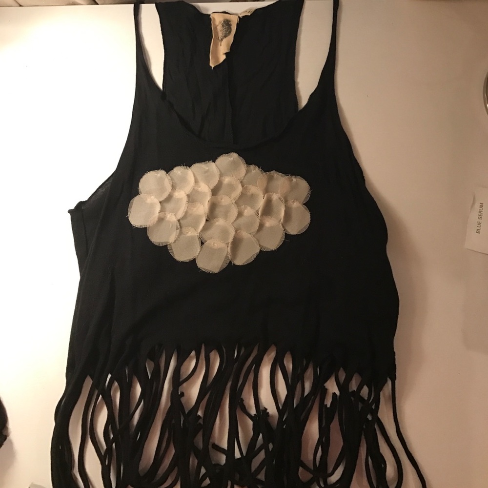 Black crop top