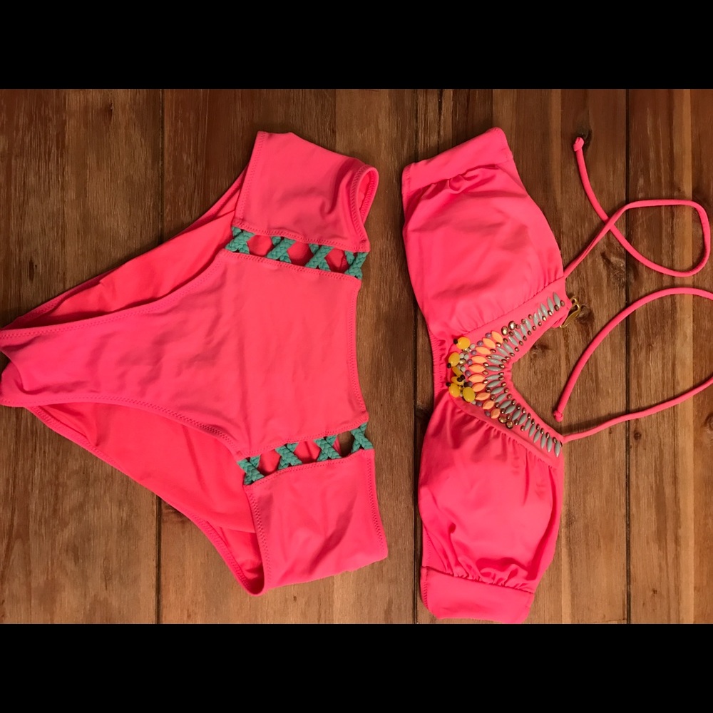 Victoria Secret swimsuit high waisted bottom