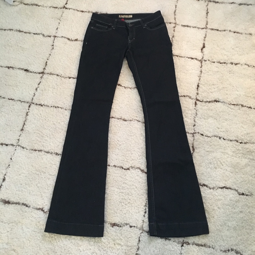 Dark Wash Extra Long BKE Sabrina Jeans