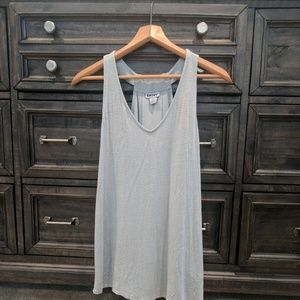 DKNY light blue tunic top.