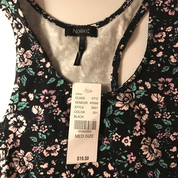 Nollie tank top with flowers and cutouts - Picture 4 of 5