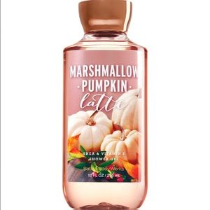 marshmallows pumpkin latte shower gel!
