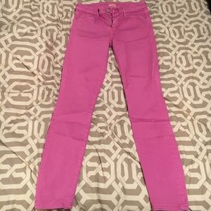 MOTHER Pink Skinny Jeans