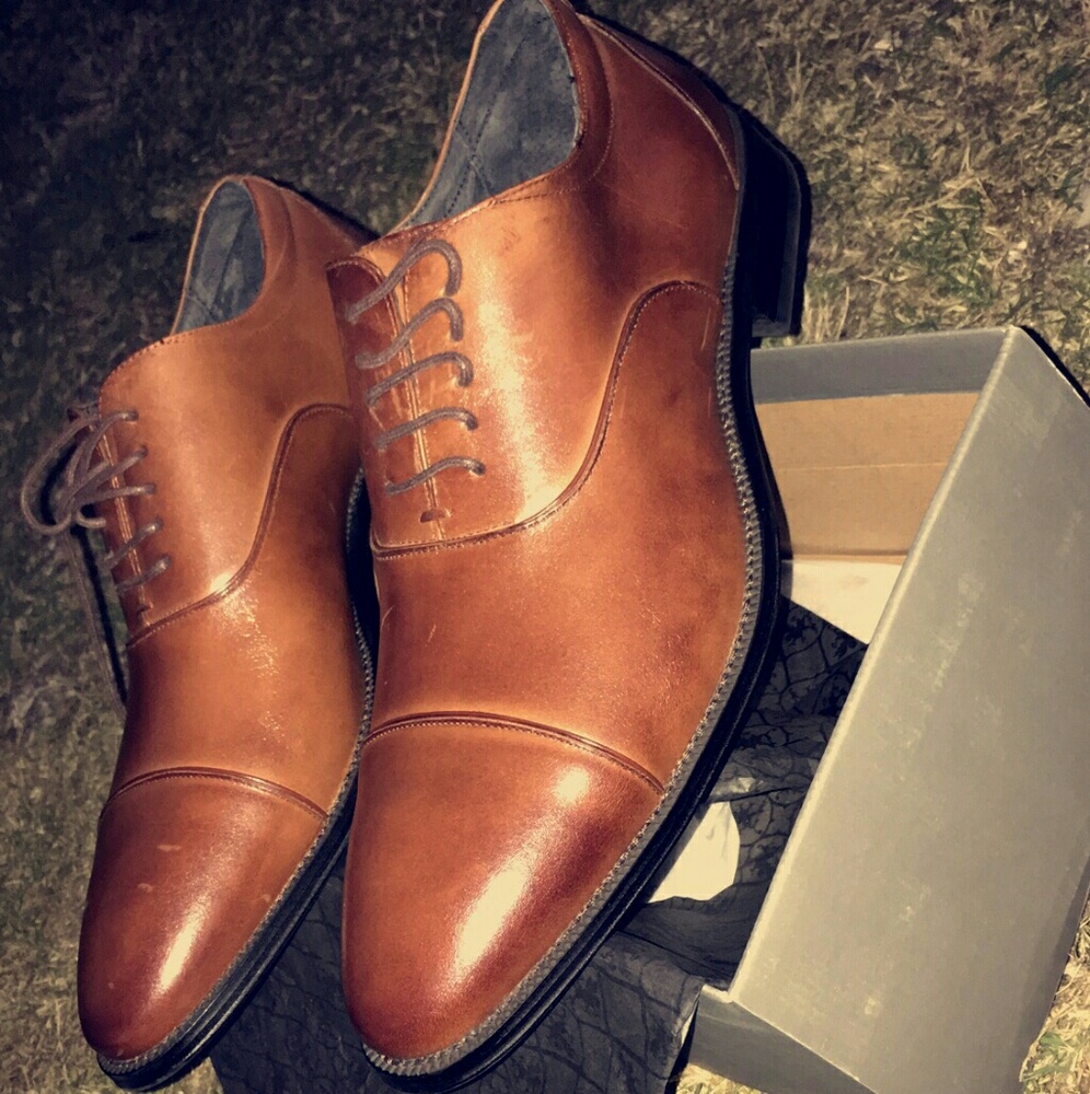 Stacy Adams Dress Shoes! Cordell Cognac