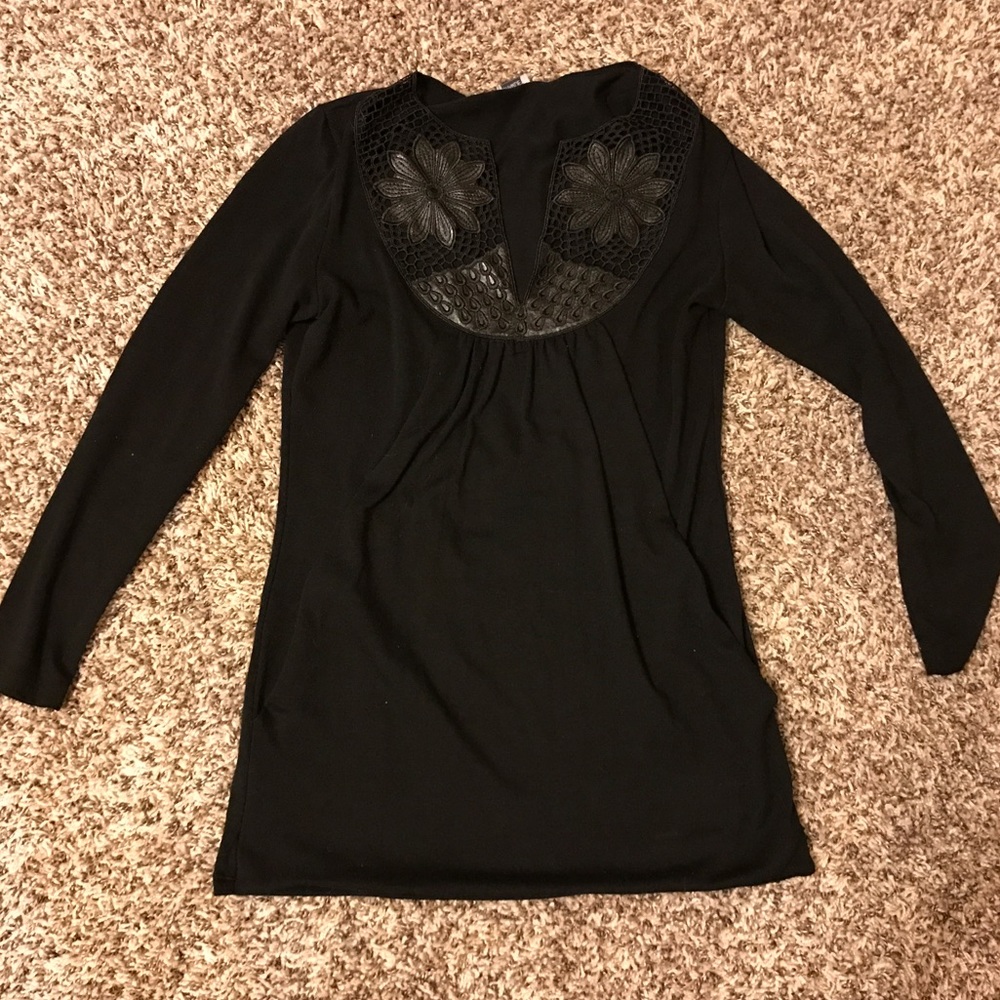 Charming Charlie's black blouse