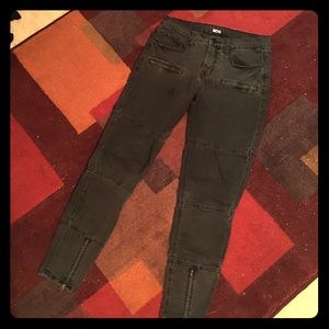 BDG charcoal Zipper jeans
