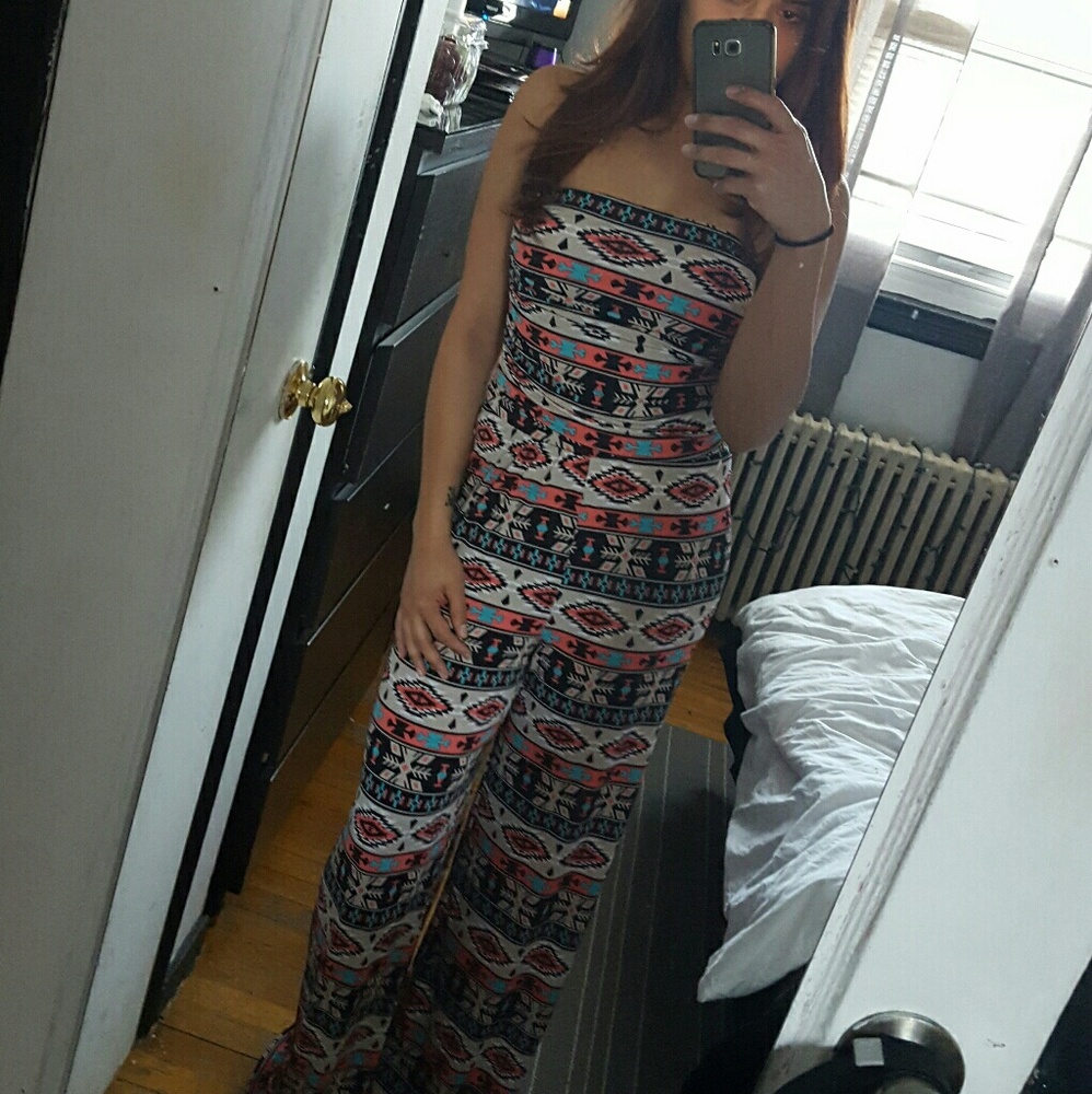 Tribal Print Jumpsuit