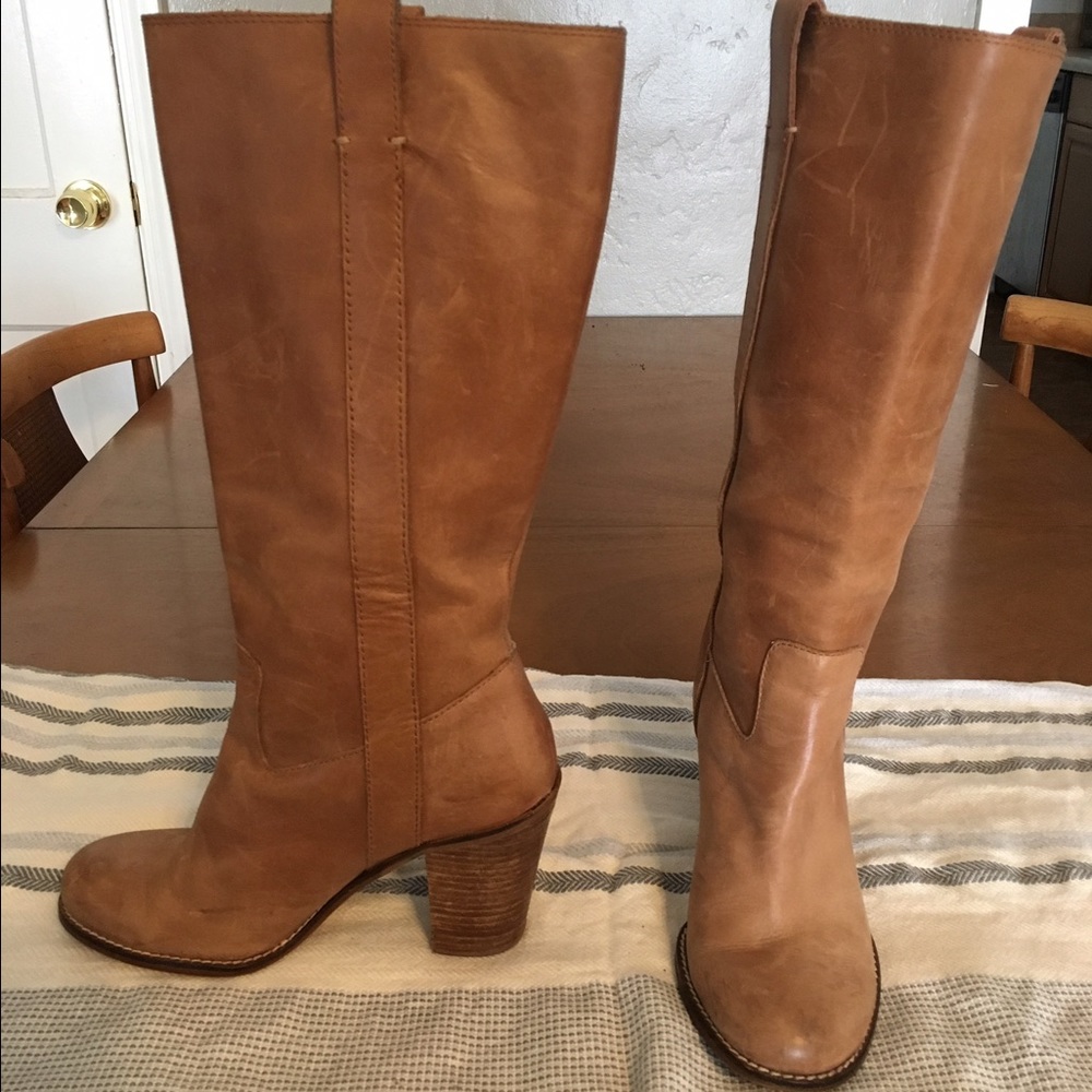 Lucky Brand leather boots 8.5