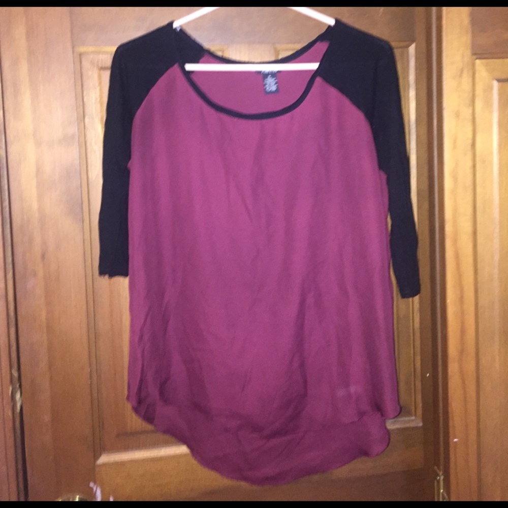 quarter sleeve top