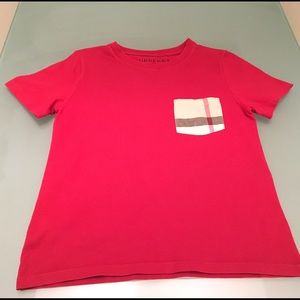 Authentic Burberry boy t shirt size y6