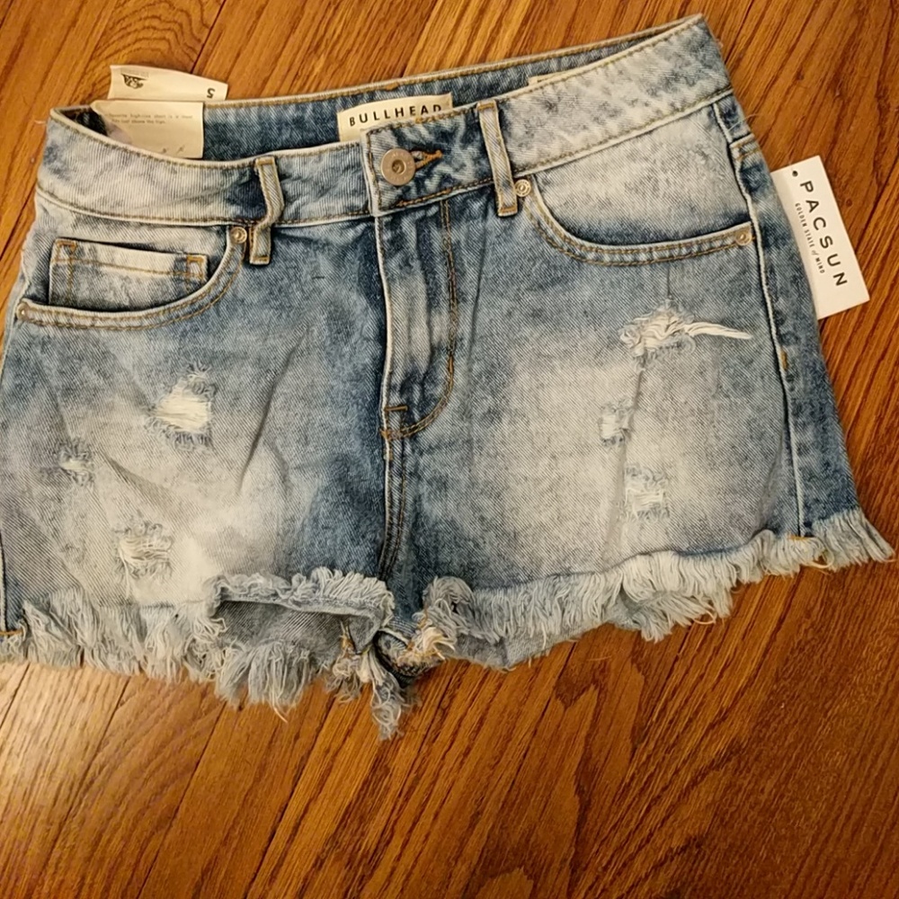 Denim shorts
