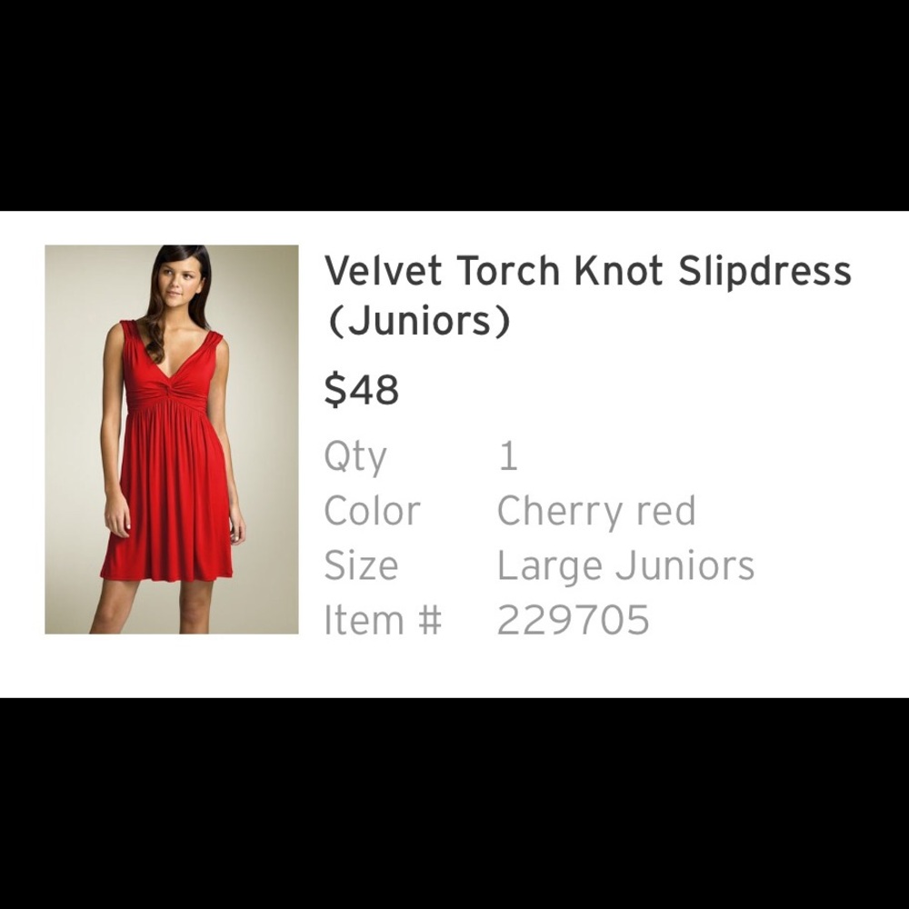 Red dress