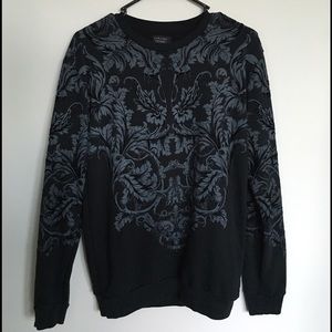 Zara Black Graphic Sweater