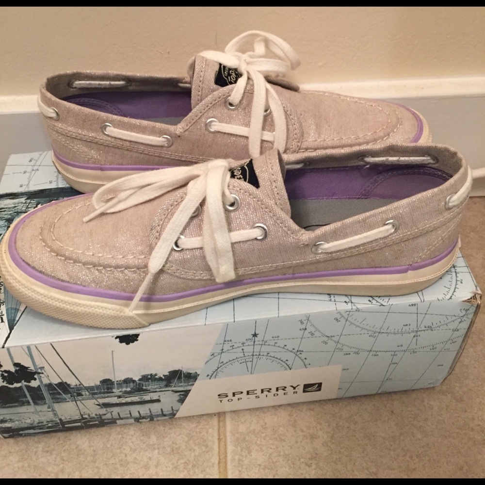 Sperry Top-Sider Seamate Silver Canvas Sneakers