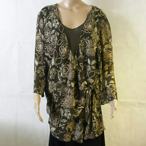 Canda "From France" Tunic Blouse - Picture 3 of 8