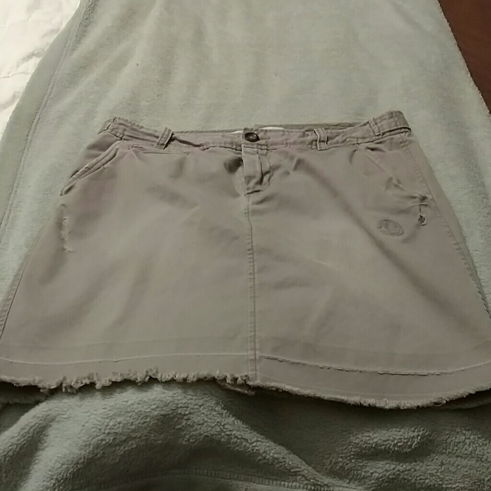 Khaki skirt