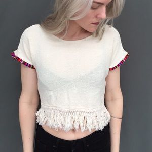 Santee Alley Shag Crop Top