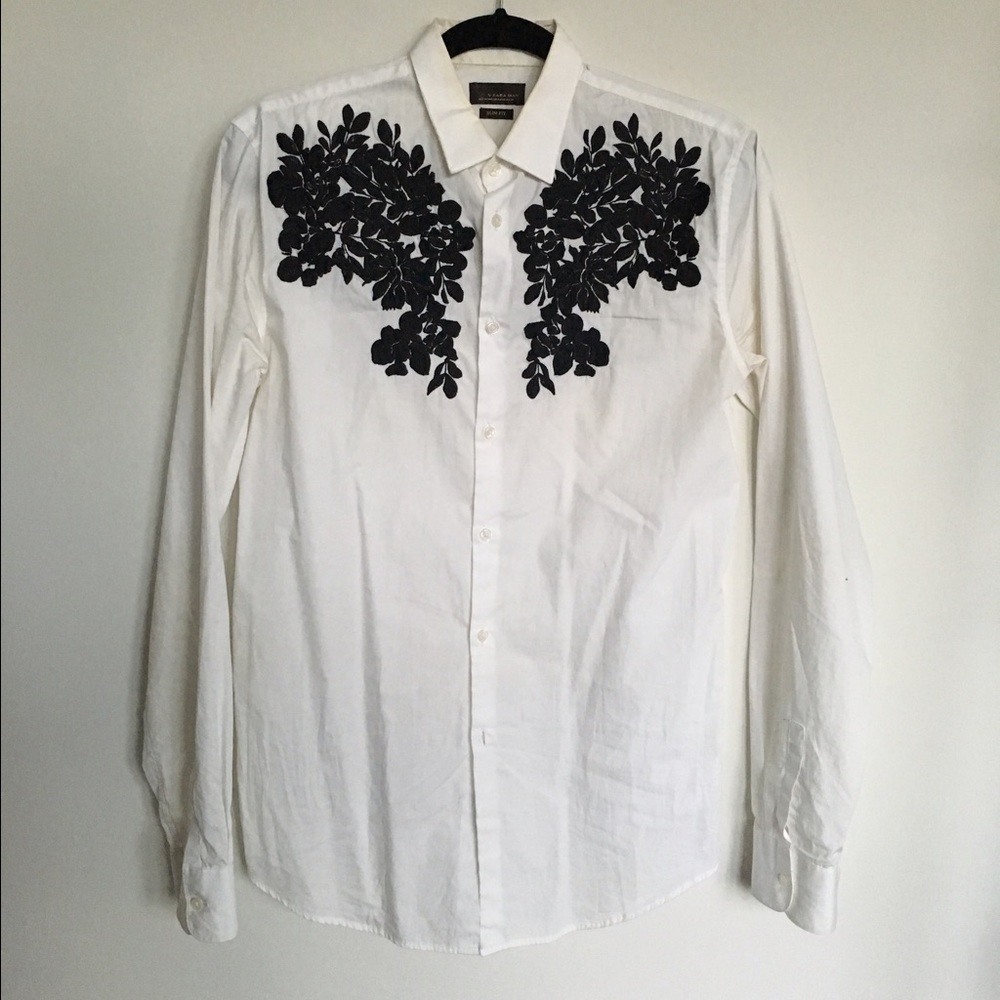 Zara Shirt with embroidery floral