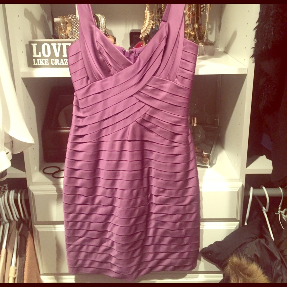 BCBG purple cocktail dress