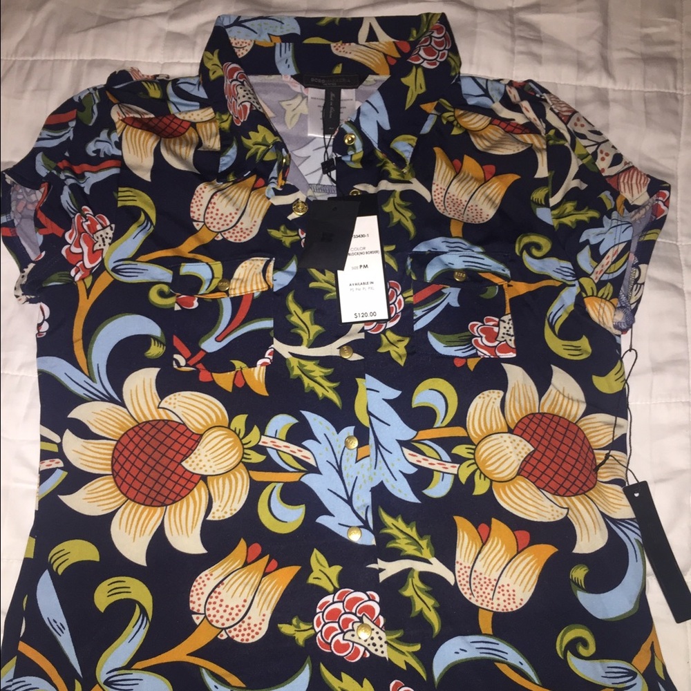BCBG multicolor top