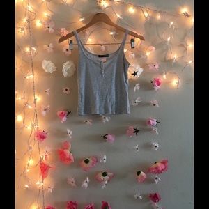 Casual crop tank top