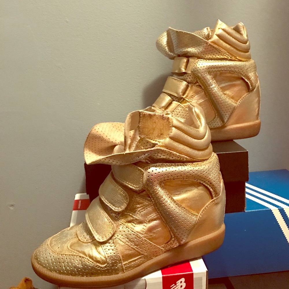 Isabel Marant Gold Sneaker