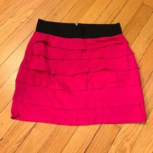 Express hot pink mini skirt