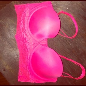 Pink Victoria's Secret bustier 34B